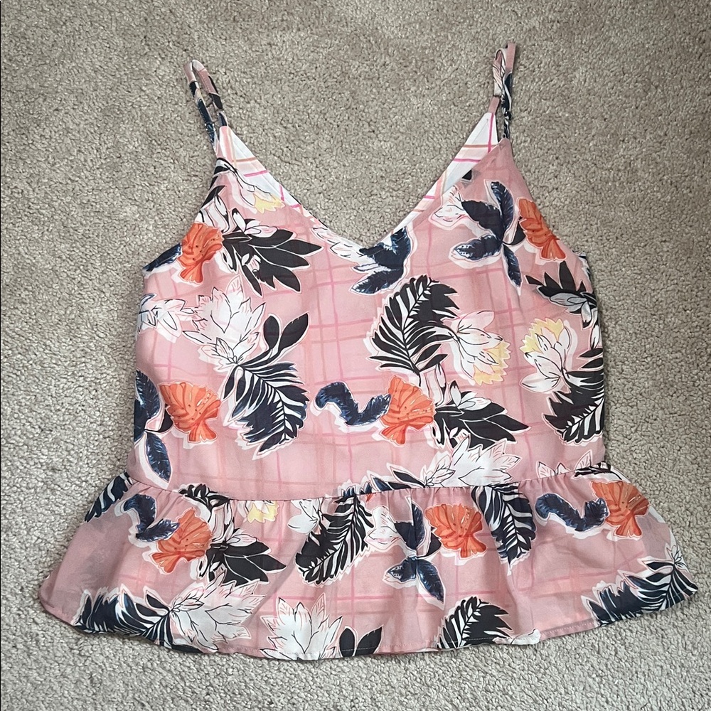 Floral Pink Women's Top